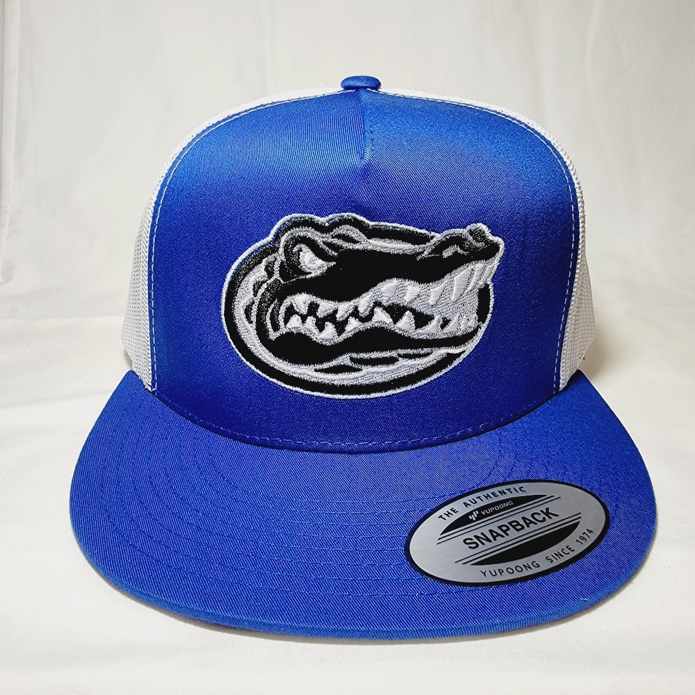 Alligator Head Flat Bill Mesh Snapback Embroidered Patch Baseball Hat …